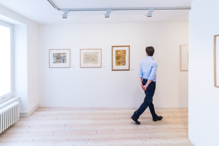 Vue de l'exposition "Zao Wou-Ki. La lumière et le souffle" - photo © Michel Barraz, tous droits réservés Musée d'art de Pully