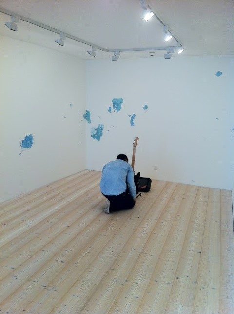 Vue de l'exposition "Sophie Bouvier Ausländer. Hotel Ausland" - photo © Olivia Fahmy, tous droits réservés Musée d'art de Pully