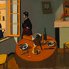 Marius Borgeaud, ''Le dîner'', 1920, huile sur toile, 65 x 82 cm, inv. 920