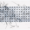 Muma, "Dots sur paysage", 2006, technique mixte sur papier, 47 x 70 cm, inv. MAP 2143 © MAP, Photo: Creatim, Renens