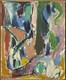 Pierre Alechinsky, 10.05.66, 1966, huile sur toile, 38 x 46 cm, Collection du peintre Zao Wou-Ki / Donation Françoise Marquet-Zao, Musée de l'Hospice Saint-Roch, Issoudun