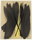 Hans Hartung, Sans titre, 1949, huile sur papier, 24 x 18.8 cm, Collection du peintre Zao Wou-Ki / Donation Françoise Marquet-Zao, Musée de l'Hospice Saint-Roch, Issoudun